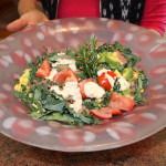 Kale Salad with Mulberry Viniagrette
