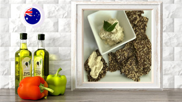flaxseed linseed crackers with cashew cheese spread online raw vegan culinary course